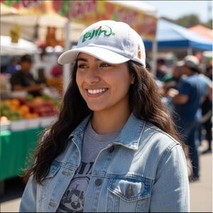 Tajín White Trucker Hat Embroidered Logo Adjustable Baseball Cap Adult NEW